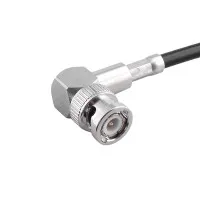 Connector, right-angle, 50 Ohm, BNC/male, Huber+Suhner (16 BNC-50-4-16/133NH)