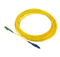 Patch cable simplex SM, E2000/APC-LC/PC, 2.0mm, 12m