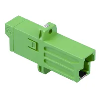 Adapter, simplex, SM, E2000/APC with flange