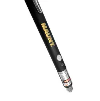 Fiber optic laser pen, compact, 10mW, 5km