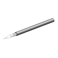 Coaxial cable, 50 Ohm, Spuma_240-RS-FR, black, Huber+Suhner