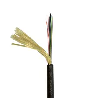 Drag chain cable, 12-way, OM3, 250um, 13.0mm, PUR, black