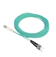 Patch cable duplex OM3, LC/PC-ST/PC, 1.8mm, 30m