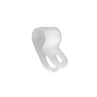 P-clip bracket, 6.3 mm, clip thickness 1.3 mm, natural, bag of 100, Maunt