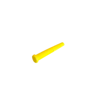 Rubber stopper, 3.5 mm, bag of 500 pcs, yellow, Maunt