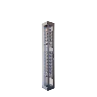 LISA rack, CDR 300, 47HE, perforated door left, black