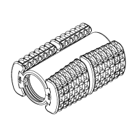 Coupling, split, 40 mm, EBM, Gabocom