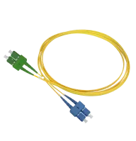 Patch cable duplex SM, SC/APC-SC/PC, 1.8mm, 2m