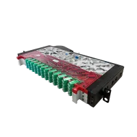 Patch panel ODF, left, 96-way, SM, LC/APC, 1HE