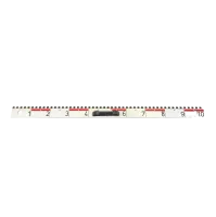 Ruler, 1m, white