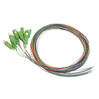 Pigtail Set, 12-piece, SM, SC/APC, Colored, 2 m, Maunt