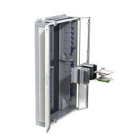 LISA rack, CDR 900, 47HE, perforated door left and right, black