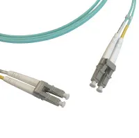 Patch cable duplex OM3, LC/PC-LC/PC, 1.8mm, 0.5m