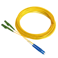 Patch cable duplex SM, E2000/APC-LC/PC, 2.0mm, 12m