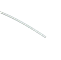 HDPE led tube, 10/8mm, transparent with white stripe