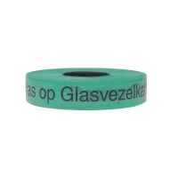 Warning ribbon fiberglass, 40x0.11mm, roll 250m, turquoise