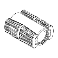 Clutch, divisible, 50mm, EBM, Gabocom