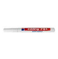 Permanent marker, 2mm, white