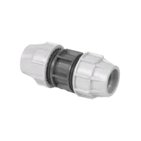 Coupling, straight, 75-75 mm, with protective rim, Plasson