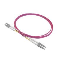 Patch cable duplex OM4, LC/PC-LC/PC, 1.8mm, 5m