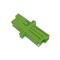 Adapter, simplex, SM, E2000/APC with flange