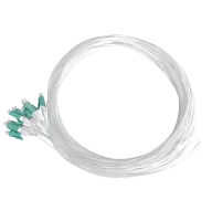 Pigtail set 12pcs, OM3, LC/PC, white, 2m