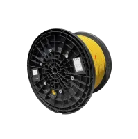 Optipack indoor cable, LSZH, CPR B2ca, 24-way, 2x12F, SM, G.657A2, 250um, 8.5mm, yellow, Huber+Suhner