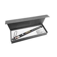 Fiber optic laser pen, compact, 5mW, 2.5km