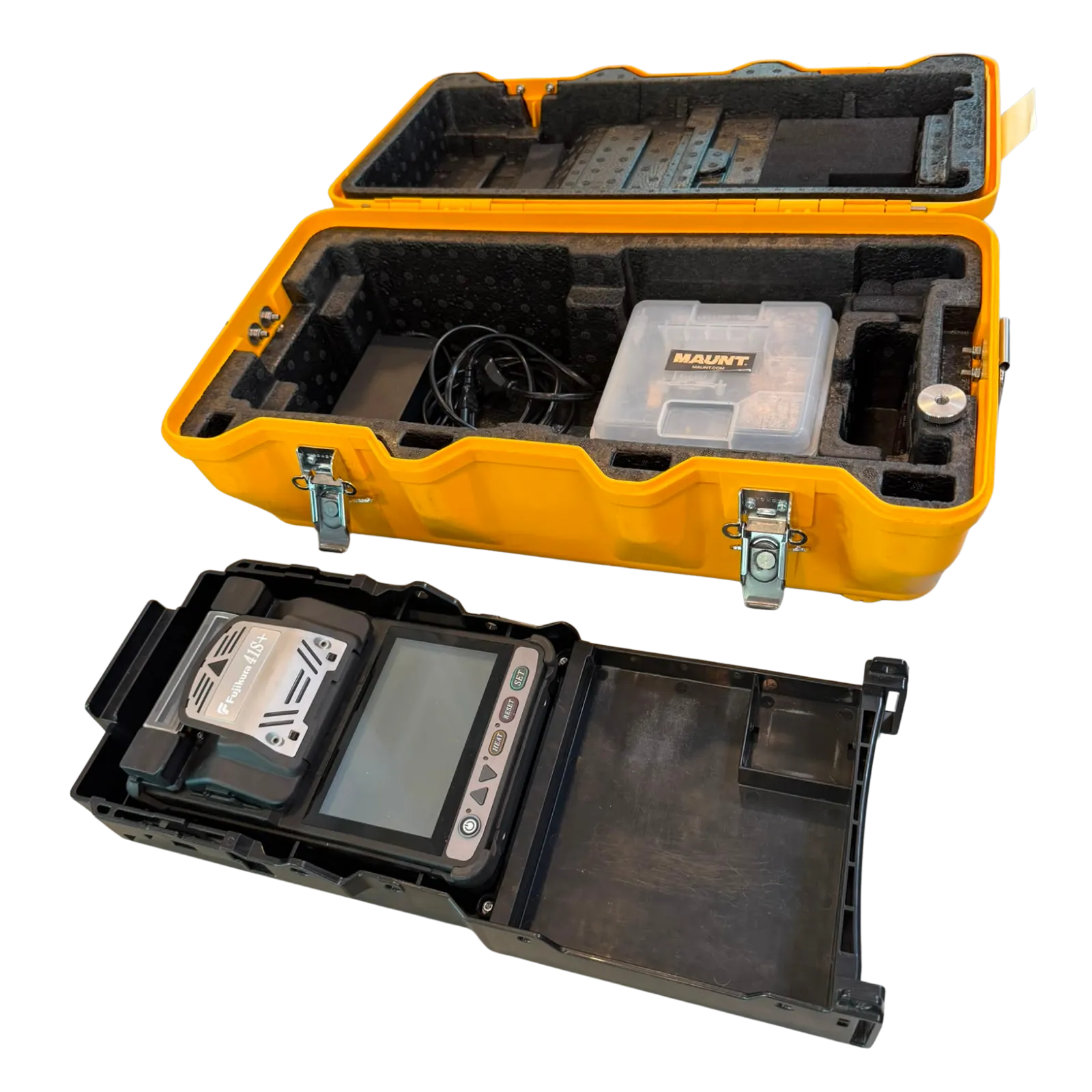 Used Fusion splicer, 41S+, 1419 splicing, year of construction 2022, including CT-50 Cleaver, Fujikura