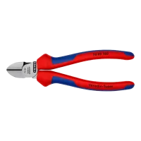 Side cutter, 160mm, with bevel, Knipex