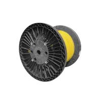 Optipack indoor cable, LSZH, CPR B2ca, 48-way, 4x12F, SM, G.657A2, 250um, 6.6mm, yellow, Huber+Suhner