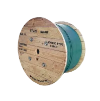 DAC cable indoor/outdoor, D-DAC, LSZH, CPR Dca, 2-way, SM, G.657A1, 250um, 5.8mm, turquoise (ODF)