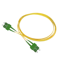 Patch cable duplex SM, SC/APC-SC/APC, 1.8mm, 4m