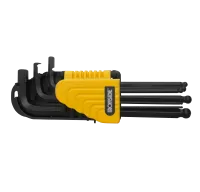 Allen wrench set, incl. ball head, 9-piece, Ironside
