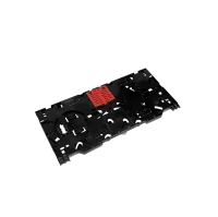 Welding cassette, 12-slot, includes lid and 12-slot heat shrink holder, Fibrain