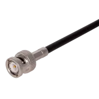 Connector, straight, 50 Ohm, BNC/male, Huber+Suhner (11 BNC-50-4-29/133NE)