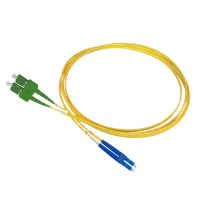 Patch cable duplex SM, LC/PC-SC/APC, 1.8mm, 7m