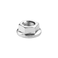 Flange nut M6, box 100pcs, Wibe