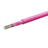 Optipack indoor cable, LSZH, CPR B2ca, 96-way, 8x12F, OM4, 250um, 9.6mm, Heather Violet, Huber+Suhner