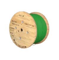 DAC cable, 2-fiber, SM, G.657A1, 250 µm, 5.8 mm, green (Delta Fiber NL)