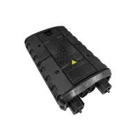 Fiber optic enclosure BPEO S1, 1x express cable, 2x branch cable, 12x splice cassette, Corning