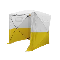Splicing tent, 200x200x190 cm, yellow/white, Maunt