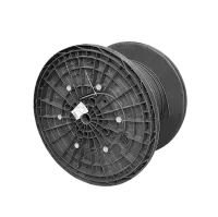 Drag chain cable, 12-way, OM3, 250um, 13.0mm, PUR, black