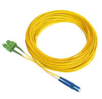Patch cable duplex SM, LC/PC-SC/APC, 1.8mm, 20m