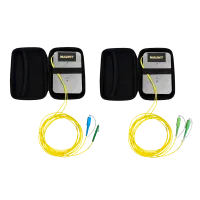 OTDR launch cable reel, calibrated, 1x 1000m, SC/PC-LC/APC & 1x 1000m, SC/APC-SC/APC, SM, 2.0mm, 5m