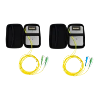 OTDR launch cable reel set, calibrated, 1x 1000m, SC/PC-SC/APC, 1x 1000m, SC/APC-SC/APC, SM, 2.0mm, 5m