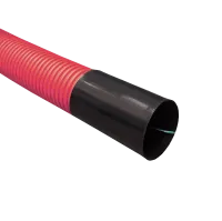 PE flex pipe, 110mm, roll 50m, red