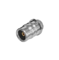 Connector, straight bulkhead receptacle, 50 Ohm, QN/female, Huber+Suhner (22 QN-50-0-1/133NY)