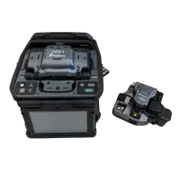 Used fusion splicer, 90S+, 863 splices, manufactured in 2022, includes CT-50 Cleaver, Fujikura